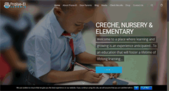 Desktop Screenshot of praiseelschools.com